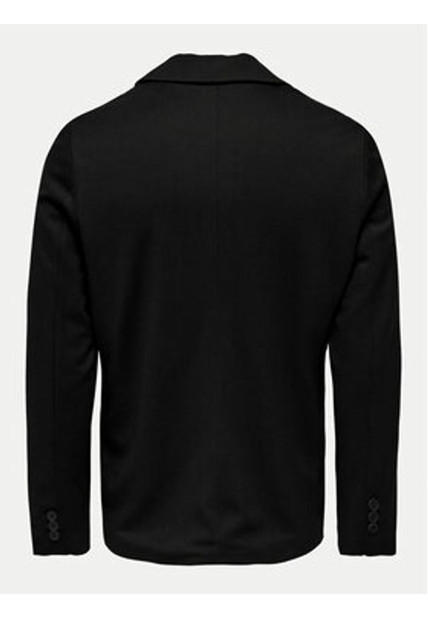 Only & Sons Marynarka Mark 22025851 Czarny Slim Fit. Kolor: czarny. Materiał: syntetyk, wiskoza