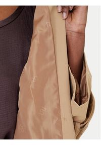 Rinascimento Płaszcz przejściowy CFC0124670003 Beżowy Regular Fit. Kolor: beżowy. Materiał: syntetyk #4