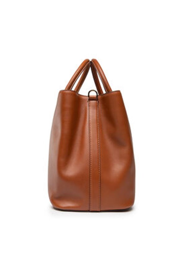 Lauren Ralph Lauren Torebka Marcy 36 431876724005 Brązowy. Kolor: brązowy. Materiał: skórzane
