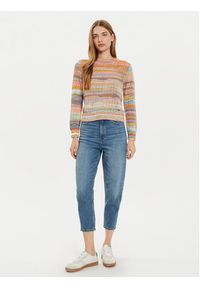 Pepe Jeans Sweter India PL702163 Kolorowy Regular Fit. Materiał: syntetyk. Wzór: kolorowy