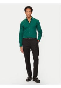 Hugo Koszula Elisha02 50479396 Zielony Extra Slim Fit. Kolor: zielony. Materiał: bawełna #5