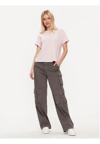 Pepe Jeans T-Shirt Liu PL505832 Różowy Relaxed Fit. Kolor: różowy. Materiał: bawełna #5