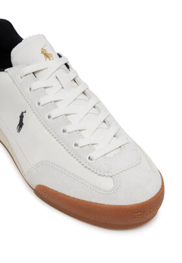 Polo Ralph Lauren Sneakersy 809968177004 Biały. Kolor: biały. Materiał: zamsz, skóra