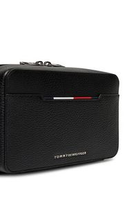 TOMMY HILFIGER - Tommy Hilfiger Kosmetyczka Th Central Washbag AM0AM13524 Czarny. Kolor: czarny. Materiał: skóra