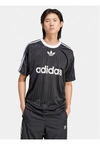 Adidas - adidas T-Shirt adicolor IU2341 Czarny Loose Fit. Kolor: czarny. Materiał: syntetyk #1
