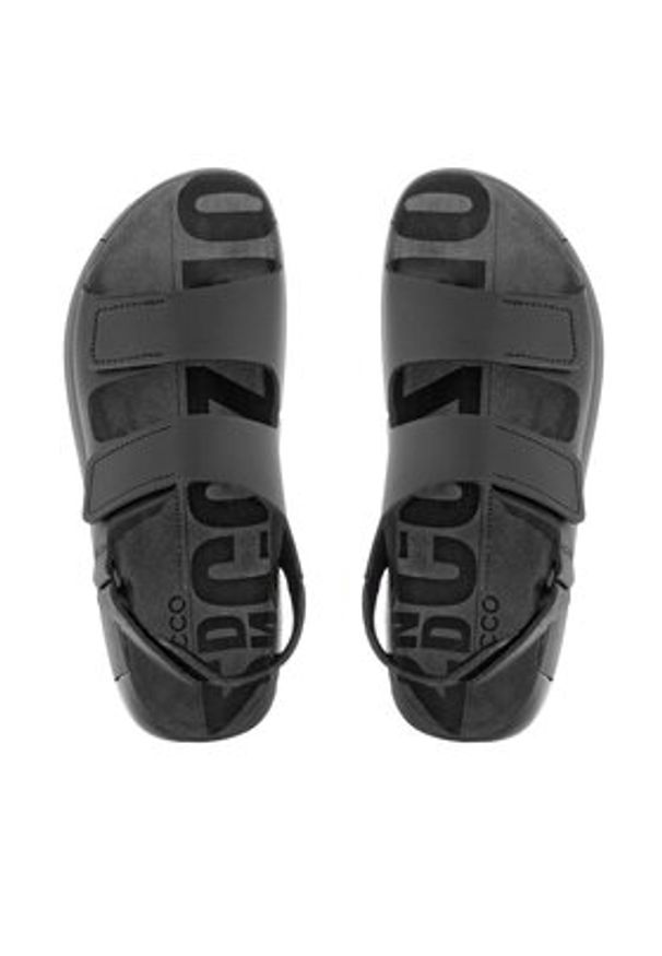 ecco - ECCO Sandały 2ND COZMO M 50094401001 Czarny. Kolor: czarny. Materiał: skóra
