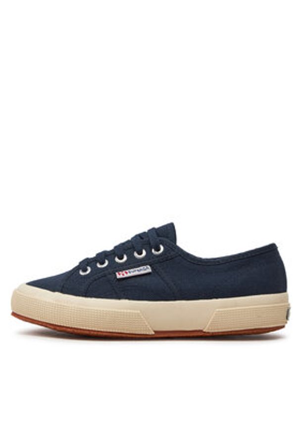 Superga Tenisówki 2750 Cotu Classic S000010 Granatowy. Kolor: niebieski. Materiał: materiał