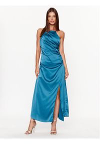 YAS Sukienka koktajlowa 26031521 Niebieski Regular Fit. Kolor: niebieski. Materiał: syntetyk. Styl: wizytowy #1