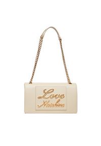 Love Moschino - LOVE MOSCHINO Torebka JC4117PP1ILM0110 Écru. Materiał: skórzane