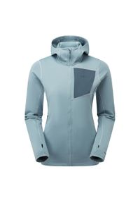 Bluza polarowa damska Rab Women's Superflux Hoody z kapturem. Typ kołnierza: kaptur. Kolor: niebieski. Materiał: polar