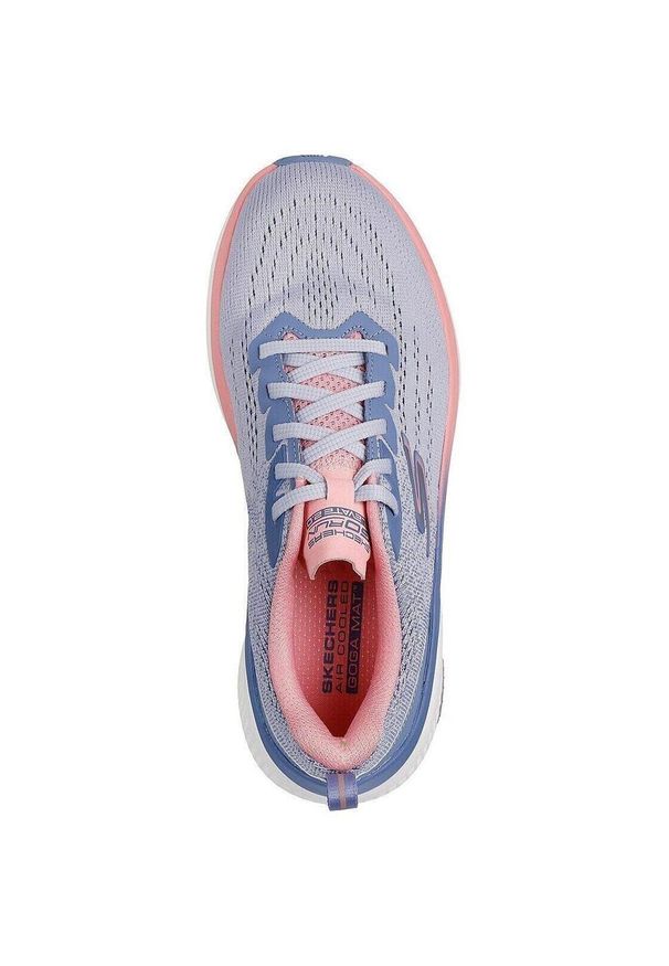 skechers - Adidasy Skechers Go Run Elevate 2.0, Kobiety. Kolor: niebieski. Materiał: materiał. Sport: bieganie