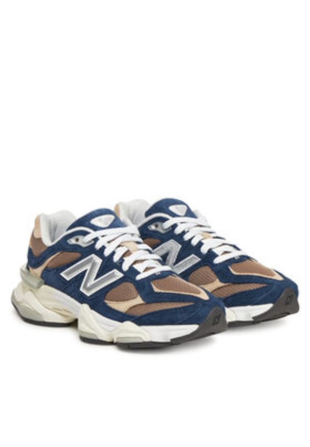 New Balance Sneakersy U9060LBB Granatowy. Kolor: niebieski. Materiał: zamsz, skóra