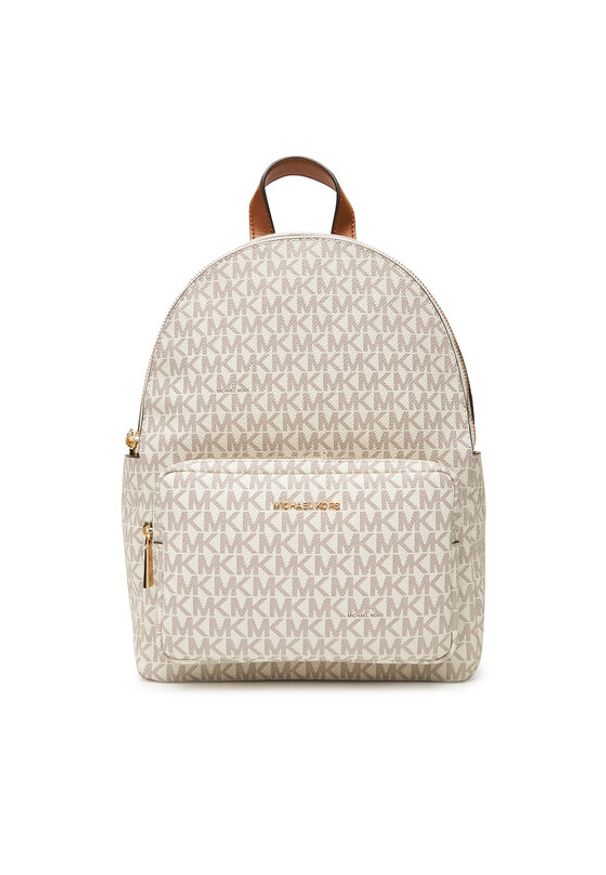 MICHAEL Michael Kors Plecak Tanner 30T5GTNB2B Beżowy. Kolor: beżowy. Materiał: skóra