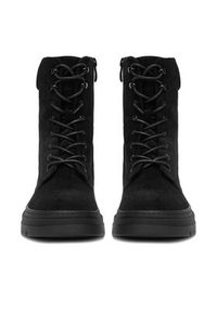 DeeZee Trzewiki HX22002-31 Czarny. Kolor: czarny. Materiał: materiał #4