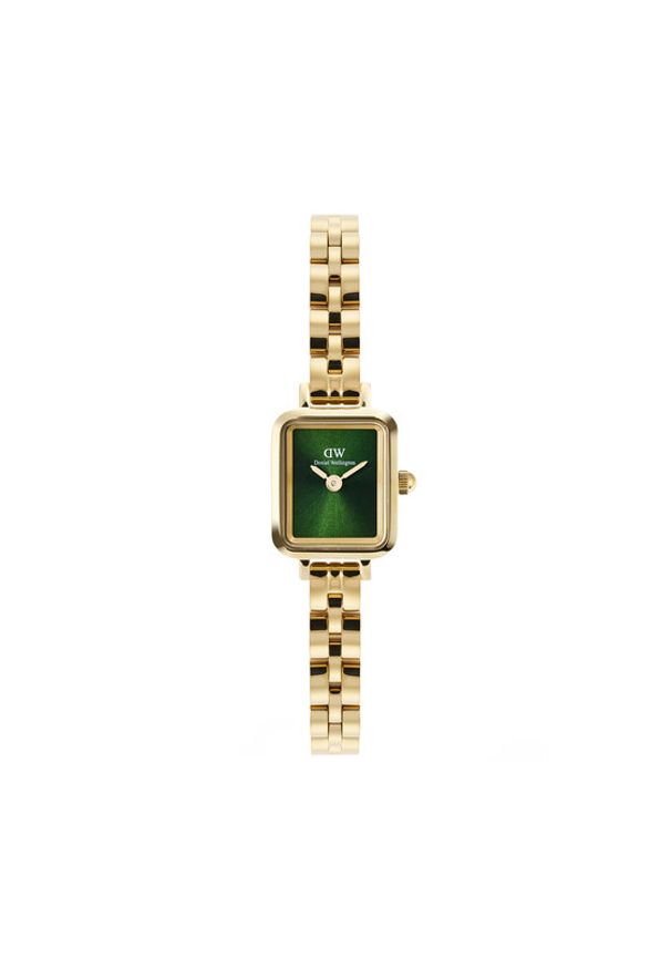 Daniel Wellington Zegarek Quadro Mini DW00100852 Złoty. Kolor: złoty
