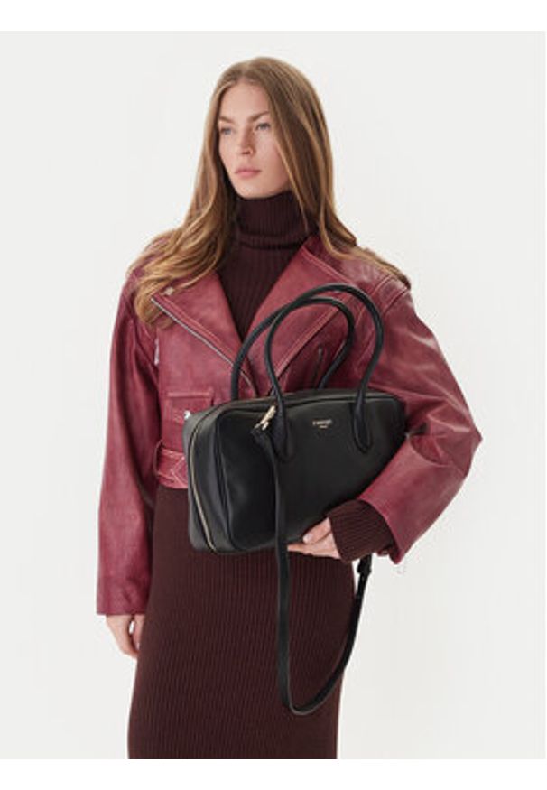 TwinSet - TWINSET Torebka 252TD8061 Czarny. Kolor: czarny. Materiał: skórzane