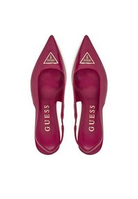 Guess Sandały FLJNASPAF05 Różowy. Kolor: różowy. Materiał: skóra