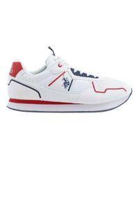 Buty sneakers męskie U.S. Polo Assn. Nobil004. Kolor: biały