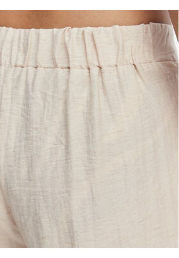 YSABEL MORA - Ysabel Mora Spodnie materiałowe 86272 Beżowy jasny Wide Leg. Kolor: beżowy. Materiał: wiskoza