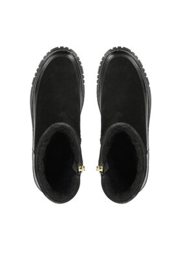 GANT - Gant Botki 29543785 Czarny. Kolor: czarny. Materiał: skóra, zamsz