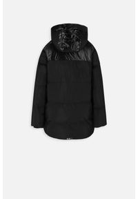 Kurtka turystyczna chłopięca ciepła Lemon Explore ZL3 czarna. Typ kołnierza: kaptur. Kolor: czarny. Materiał: poliester. Sezon: zima. Sport: turystyka piesza #2