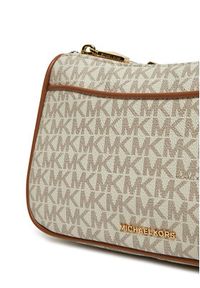 Michael Kors Torebka Jet Set 32S3GJ6C8B Beżowy. Kolor: beżowy. Materiał: skórzane #4