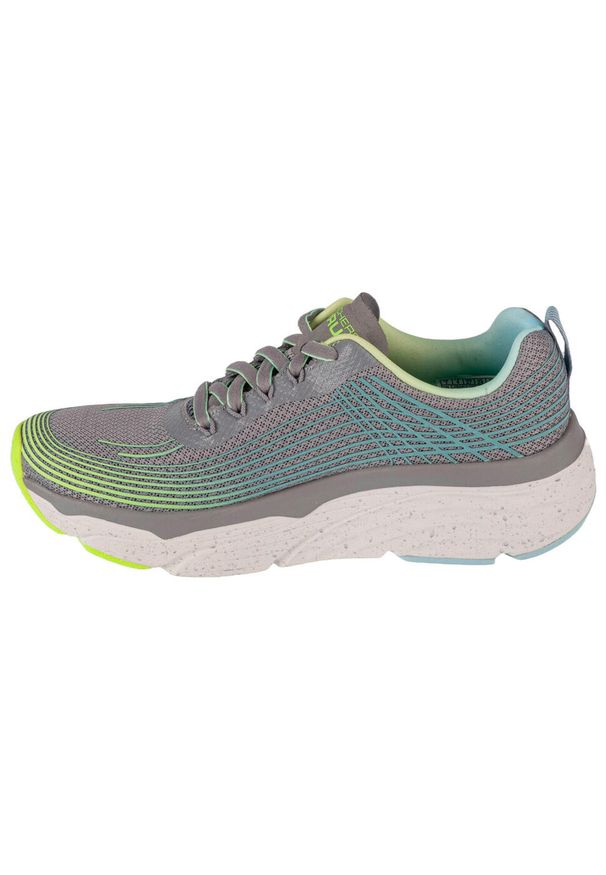 skechers - Buty do biegania damskie, Skechers Max Cushioning Elite - Galaxy Burst. Kolor: szary