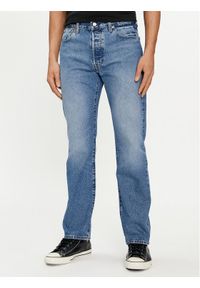 Levi's® Jeansy 501® 00501-3504 Niebieski Straight Fit. Kolor: niebieski