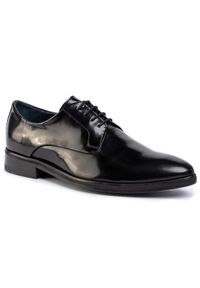 JOOP! Półbuty Serafino 4140004412 Czarny. Kolor: czarny. Materiał: skóra, lakier