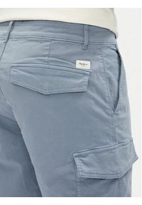 Pepe Jeans Szorty materiałowe Seasonal PM801179 Niebieski Regular Fit. Kolor: niebieski. Materiał: bawełna #4