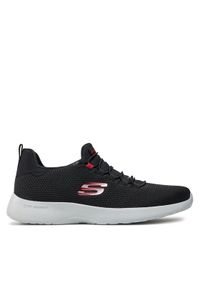 skechers - Skechers Sneakersy Dynamight 58360/BKRD Czarny. Kolor: czarny. Materiał: materiał #1