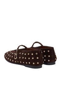 Eva Minge Baleriny EO-NALA-249060-51 Brązowy. Kolor: brązowy. Materiał: zamsz, skóra #7