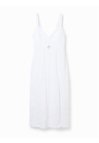 Desigual Sukienka letnia 23SWVK72 Biały Regular Fit. Kolor: biały. Sezon: lato #2