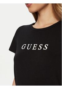 Guess T-Shirt O5RI01 KBBU1 Czarny Slim Fit. Kolor: czarny. Materiał: syntetyk #4