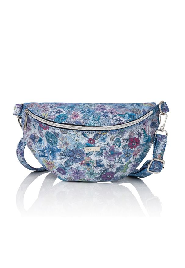 PAOLO PERUZZI - Skórzana saszetka nerka damska Paolo Peruzzi Z-15-E. Materiał: skórzane