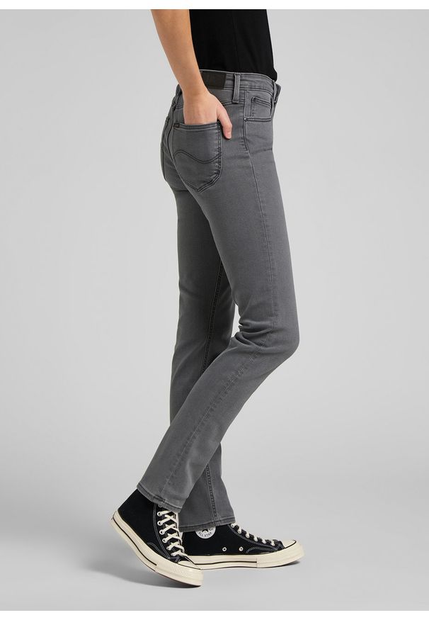 Lee - LEE ELLY DAMSKIE SPODNIE JEANSOWE GREY RYLEE L305PJOD 112145002