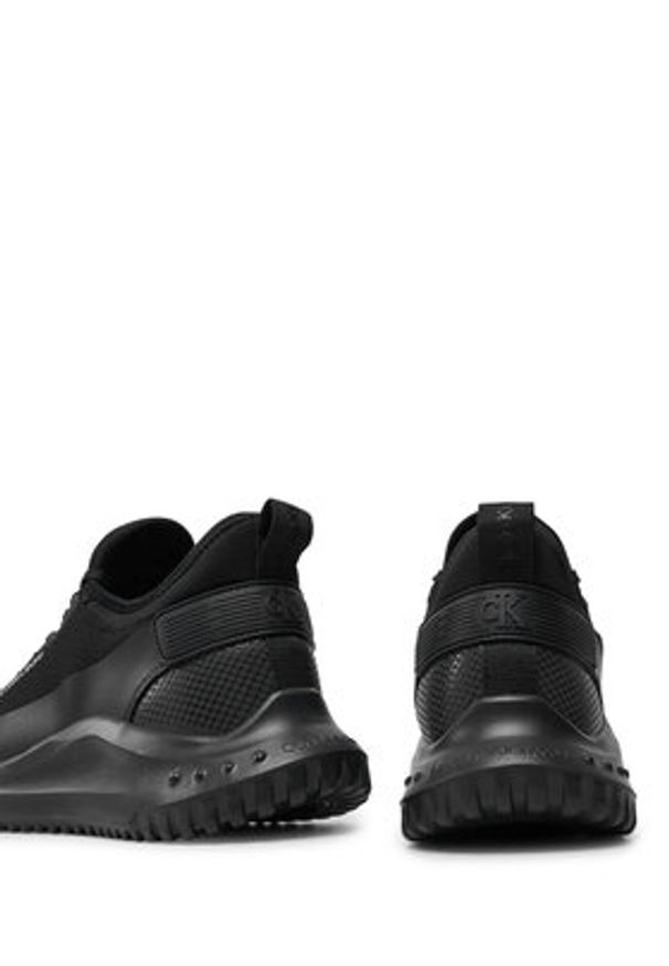 Calvin Klein Jeans Sneakersy Eva Runner Low Sock In Mix YW0YW01572 Czarny. Kolor: czarny. Materiał: materiał