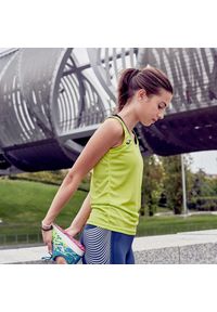 Tank top do biegania dla dziewczyn Joma Siena II. Kolor: zielony, żółty, wielokolorowy. Sport: bieganie