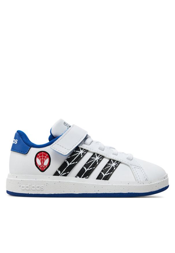 Adidas - adidas Sneakersy Grand Court Spider-Man El K IF0925 Biały. Kolor: biały