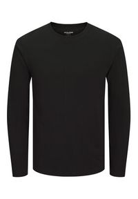 Jack & Jones - Jack&Jones Longsleeve Basic 12279538 Czarny Regular Fit. Kolor: czarny. Materiał: bawełna. Długość rękawa: długi rękaw #5