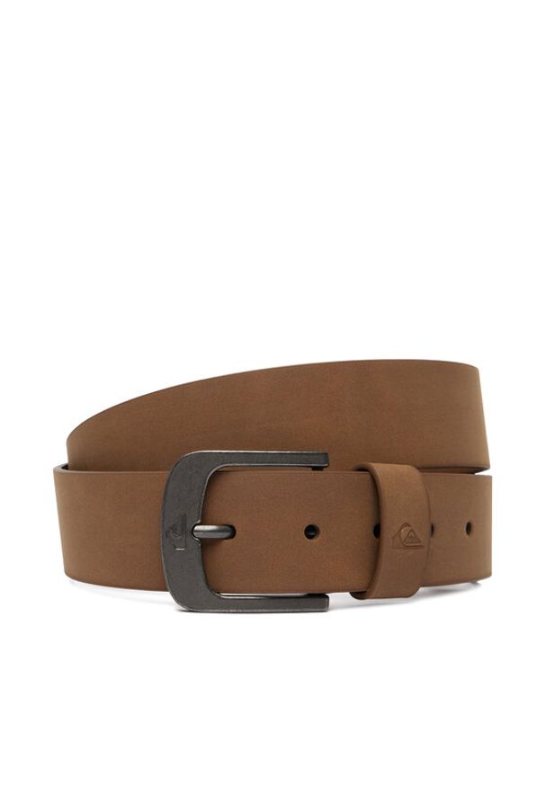 Quiksilver Pasek Main Street EQYAA04064 Brązowy. Kolor: brązowy. Materiał: skóra. Styl: street