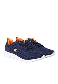 Champion Sneakersy "Sprint" | S21428 | Sprint | Mężczyzna | Granatowy, Pomarańczowy. Nosek buta: okrągły. Kolor: niebieski, wielokolorowy, pomarańczowy. Materiał: materiał. Wzór: aplikacja. Sport: bieganie #1