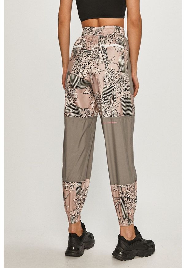 Adidas by Stella McCartney - adidas by Stella McCartney - Spodnie. Kolor: szary. Materiał: tkanina