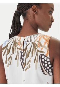 Marella Sukienka codzienna Sultano 2613221322 Biały Regular Fit. Okazja: na co dzień. Kolor: biały. Materiał: bawełna. Typ sukienki: proste. Styl: casual #3