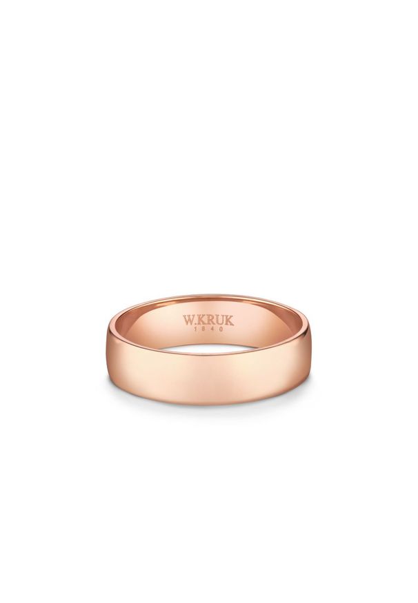 W.KRUK PROMOCJA Obrączka Złota - Grawer GRATIS - złoto 585 - ZLS/O_42R52G. Materiał: złote. Kolor: złoty. Wzór: gładki, aplikacja