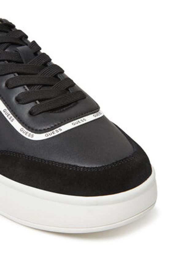 Guess Sneakersy FMTWI3 ELE12 Czarny. Kolor: czarny. Materiał: skóra