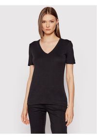 United Colors of Benetton - United Colors Of Benetton T-Shirt 3GA2E4230 Czarny Regular Fit. Kolor: czarny. Materiał: bawełna #1