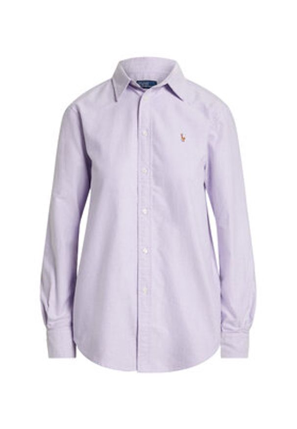 Polo Ralph Lauren Koszula 211970736506 Fioletowy Relaxed Fit. Typ kołnierza: polo. Kolor: fioletowy. Materiał: bawełna