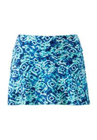 Cellbes Majtki od bikini ze spódniczką w niebieskie wzory niebieski we wzory female niebieski/ze wzorem 36. Kolor: niebieski #1