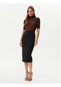 Guess Spódnica ołówkowa W5GD93 WGMR2 Czarny Slim Fit. Kolor: czarny. Materiał: wiskoza #2